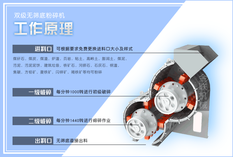 小型頁(yè)巖粉碎機(jī)的型號(hào)有哪些，是怎么來進(jìn)行工作的？